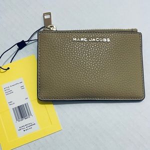 THE MARC JACOBS THE SIMPLE ZIP LEATHER WALLET